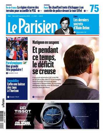 Le Parisien - 4 Septembre 2024