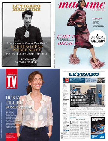 Pack Le Figaro et ses 3 suppléments - Vendredi 6 Septembre 2024
