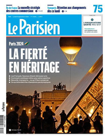 Le Parisien - 9 Septembre 2024