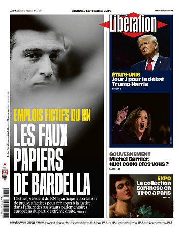 Libération du Mardi 10 Septembre 2024