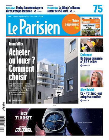 Le Parisien - 10 Septembre 2024