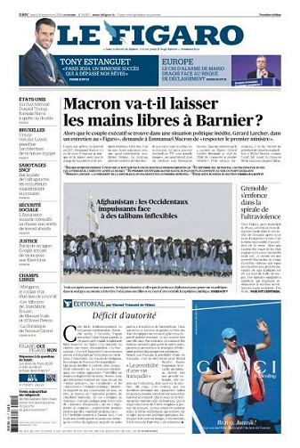 Le Figaro du Mardi 10 Septembre 2024