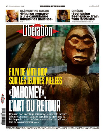 Libération du Mercredi 11 Septembre 2024
