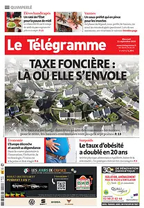 Le Télégramme Du Mercredi 11 Septembre 2024 (8 Éditions)