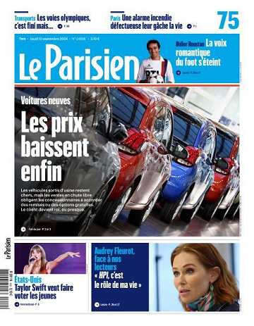 Le Parisien - 12 Septembre 2024