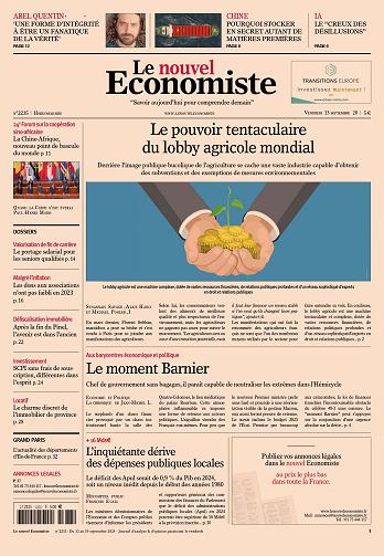 Le Nouvel Économiste - 13 septembre 2024