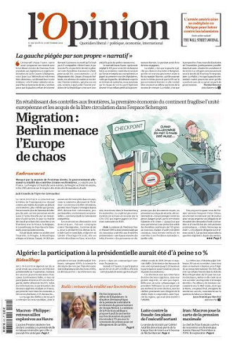 L’Opinion - 12 Septembre 2024