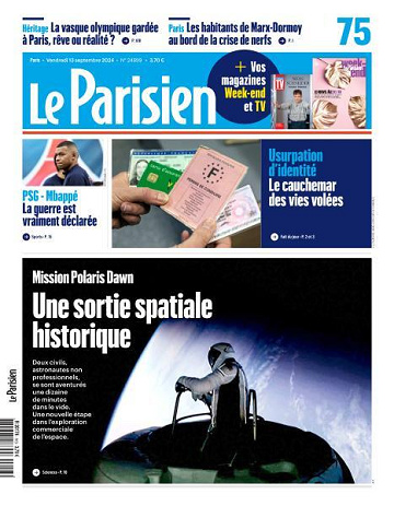 Le Parisien - 13 Septembre 2024