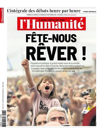 L’Humanite - 13-15 Septembre 2024