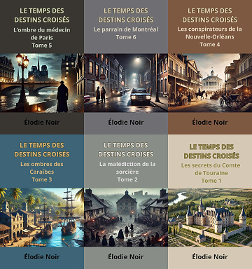 Élodie Noir - LE TEMPS DES DESTINS CROISÉS (Tome 1-6 Complete) (2024)