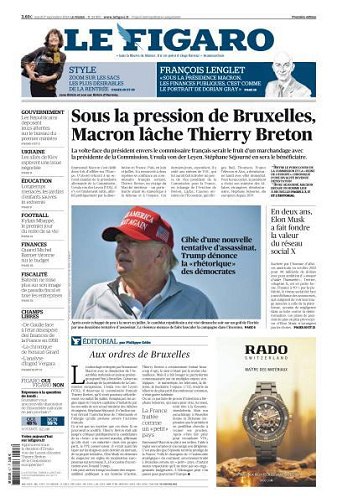 Le Figaro du Mardi 17 Septembre 2024
