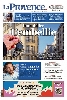 La Provence Marseille du jeudi 19 septembre 2024