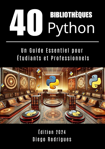Diego Rodrigues - 40 BIBLIOTHÈQUES PYTHON Édition 2024: Un Guide Essentiel pour Étudiants et Professionnels (2024)