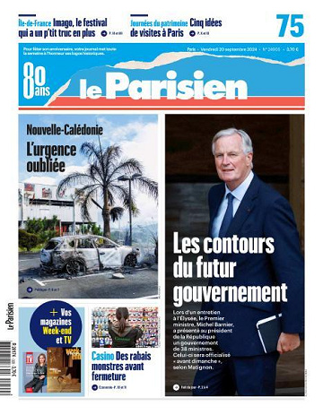 Le Parisien - 20 Septembre 2024