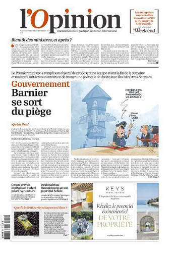 L’Opinion - 20-21 Septembre 2024
