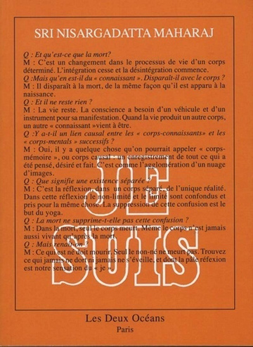 Sri Nisargadatta Maharaj - Je suis -  Nisargadatta Maharaj (2000)
