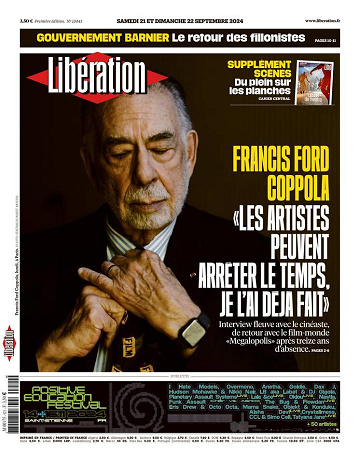 Libération du Samedi 21 et Dimanche 22 Septembre 2024