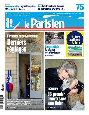 Le Parisien - 21 Septembre 2024