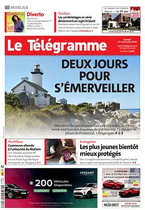 Le Télégramme Du Samedi 21 Septembre 2024 (10 Éditions)