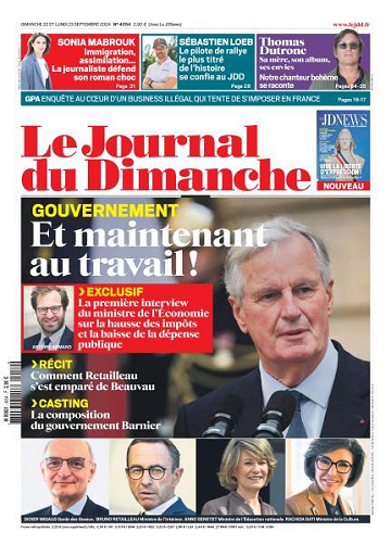 Le Journal du Dimanche - 22 Septembre 2024