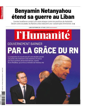 L’Humanite - 23 Septembre 2024