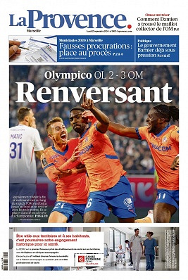 La Provence Marseille du lundi 23 septembre 2024