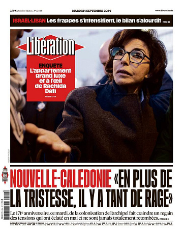 Libération du Mardi 24 Septembre 2024