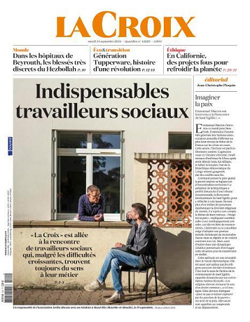 La Croix - 24 Septembre 2024