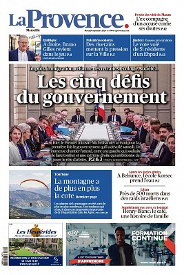 La Provence Marseille du mardi 24 septembre 2024