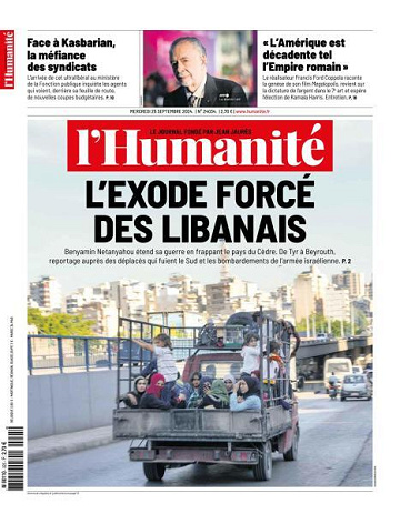L’Humanite - 25 Septembre 2024