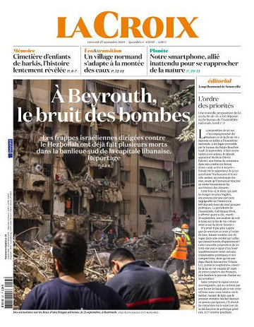 La Croix - 25 Septembre 2024