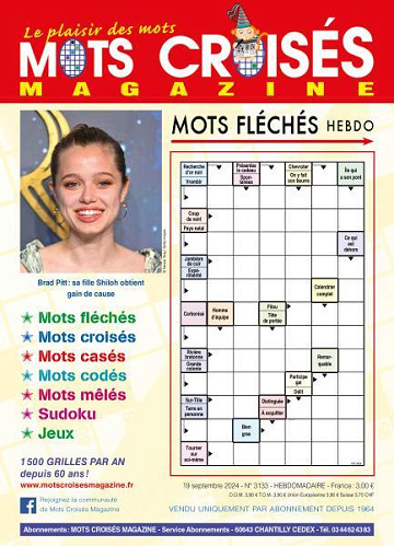Mots Croisés Magazine - 19 Septembre 2024