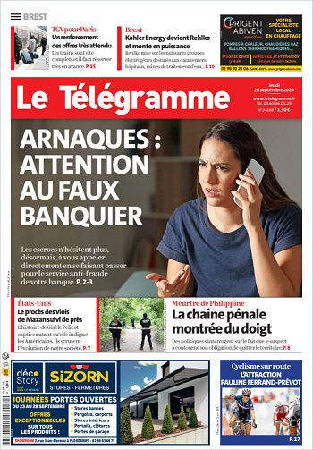 Le Télégramme Du Jeudi 26 Septembre 2024 (7 Éditions)