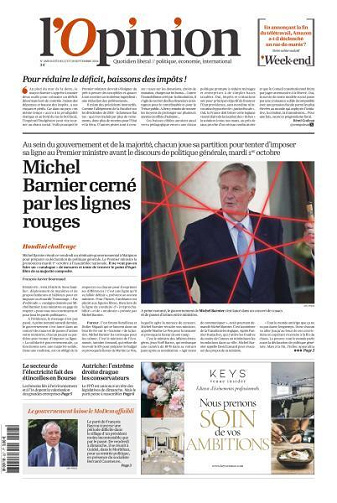 L’Opinion - 27-28 Septembre 2024