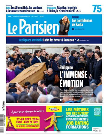 Le Parisien - 28 Septembre 2024