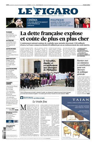 Le Figaro du Samedi 28 et Dimanche 29 Septembre 2024