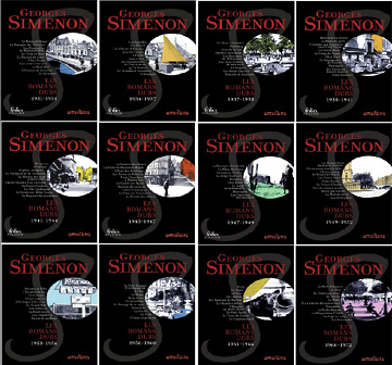 Georges Simenon - Les romans durs - Omnibus - 12 tomes (119 romans)
