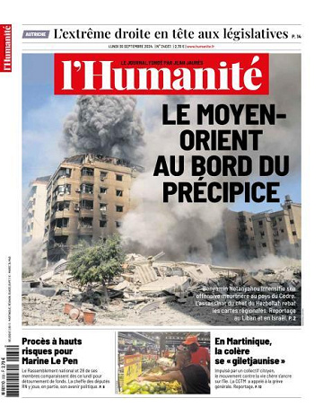 L’Humanite - 30 Septembre 2024