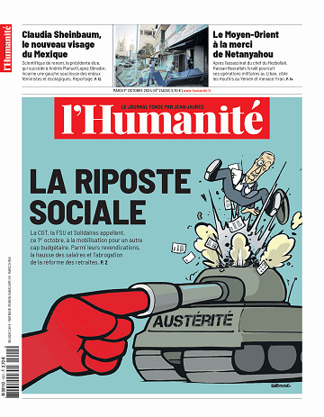 L’Humanite du Mardi 1er Octobre 2024