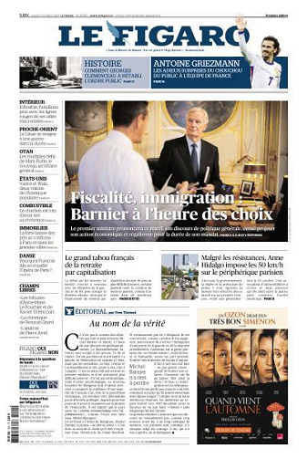 Le Figaro du Mardi 1er Octobre 2024