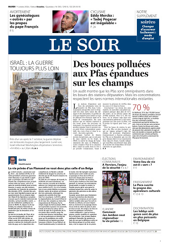 Le Soir - 01 octobre 2024