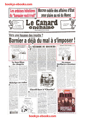 Le Canard Enchaîné - 02 Octobre 2024