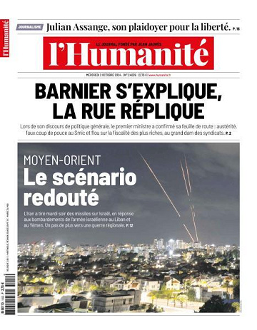L’Humanite - 2 Octobre 2024