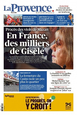 La Provence Marseille du mercredi 2 octobre 2024