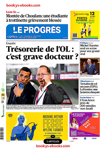 Le progrès Lyon - Villeurbanne - Caluire du Mercredi 02 Octobre 2024