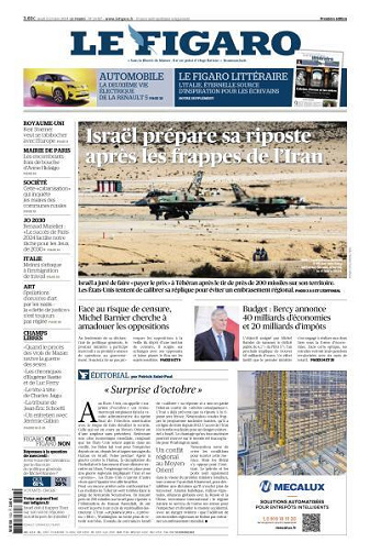 Le Figaro du Jeudi 3 Octobre 2024