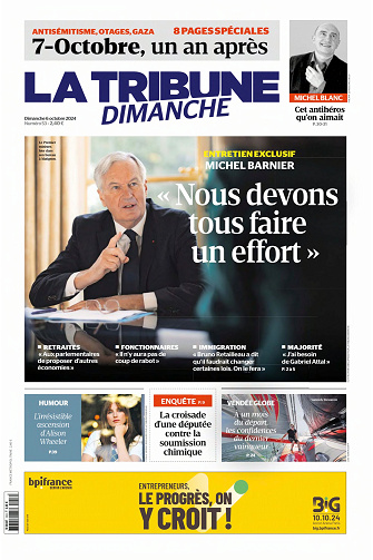 La Tribune dimanche du 06 Octobre 2024