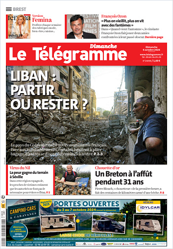 Le Télégramme Du Dimanche 6 Octobre 2024 (8 Éditions)