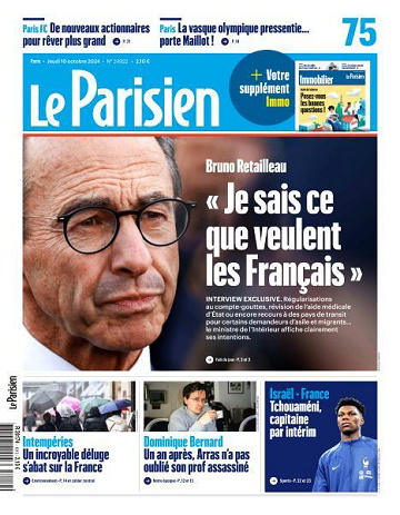 Le Parisien - 10 Octobre 2024