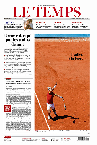 Le Temps - 11 Octobre 2024